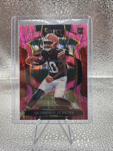 2025 Panini Select - Concourse Quinshon Judkins #55 Pink Shock Prizm (RC)