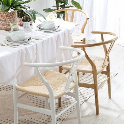 Wishbone Chair White Stain
