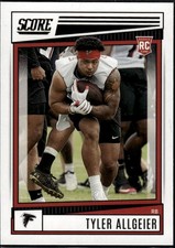 Tyler Allgeier 2022 Score Atlanta Falcons Rookie #335