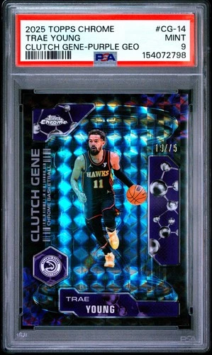 2025 Topps Chrome Trae Young Base (PSA 9)