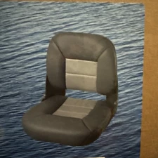 Tempress 54675 NaviStyle Low-Back Charcoal/Gray Boat Seat Marine Seating