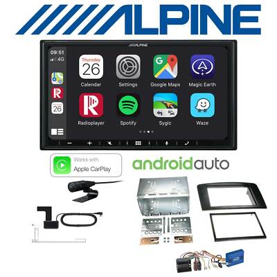 Alpine Autoradio DAB Apple CarPlay für Mercedes Benz M-Klasse 2005-2011 Canbus
