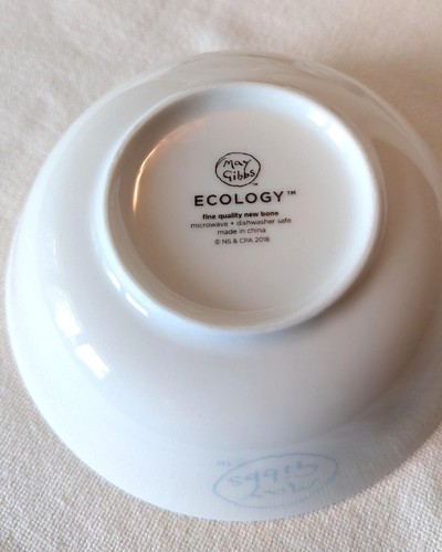 May Gibbs Ecology Gumnut Babies Wattle Plate, Bowl and Mug 2018 Three Pieces - Picture 9 of 10