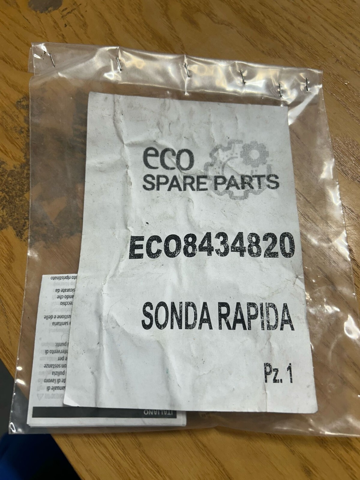 Sonda Ntc Bianca Baxi 8434820 per Caldaia Eco Luna