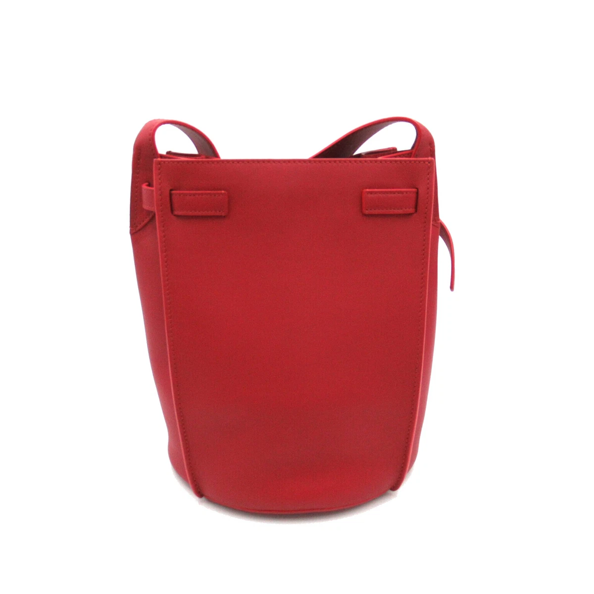 CELINE Big bucket Shoulder crossbody Bag 183343A4T leather Red