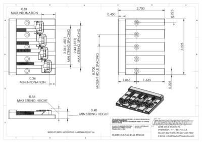 ベース HIP SHOT KickAss Bass Bridge Chrome Buy Hipshot KickAss Bass Bridge - Chrome online | eBay