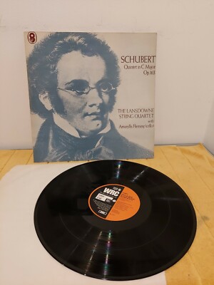 SCHUBERT QUINTET IN C MAJOR. THE LANSDOWNE STRING QUARTET LP. NM WRC.ST 992