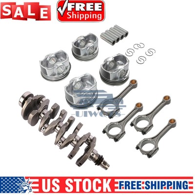 G4FJ Engine Crankshaft 231102B710 - Connecting Rod Pistons Rings Set for Hyundai