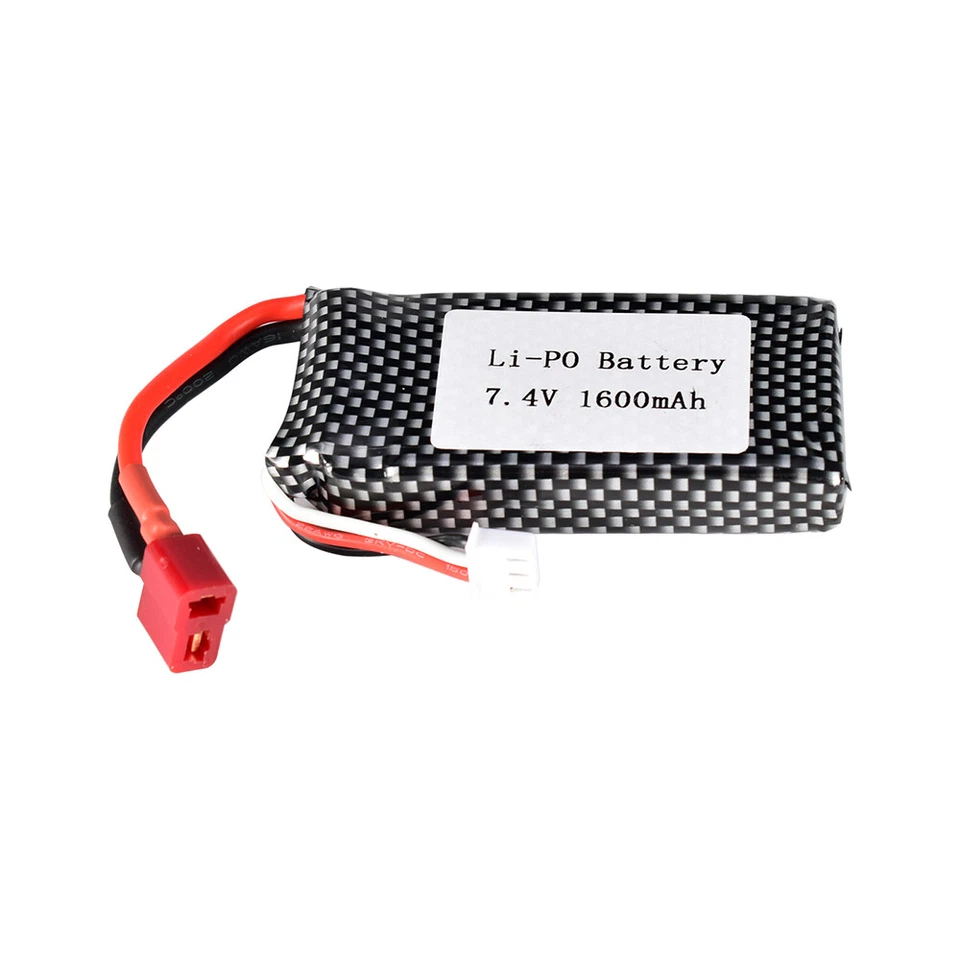 7.4V 1600mAh Lipo Battery 1:10 Scale RC Cars Quadcopter for XLH 9125 Buggy Car - Image 4 of 4