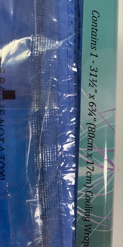 ARCTIC FLASH High Performance COOLING WRAP 31.5" x 6.75" Blue Wrap - Picture 9 of 9