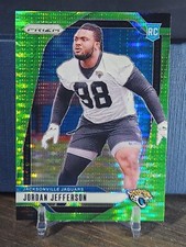 2024 Panini Prizm #358 JORDAN JEFFERSON RC Rookie Green Prizm Jaguars