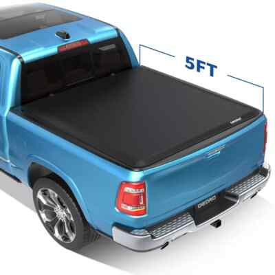 5-Piece Full Set Seat Covers For 2016-2024 Chevy Colorado – Black/Blue PU Leather With Storage Pouch