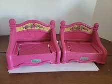 1998 Fisher Price Briarberry Bear Foldout Sofa Bed Dollhouse Furniture Missing