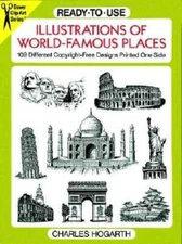 Ready-to-Use Illustrations of World-Famous Places: 109 Different Copyrigh - GOOD
