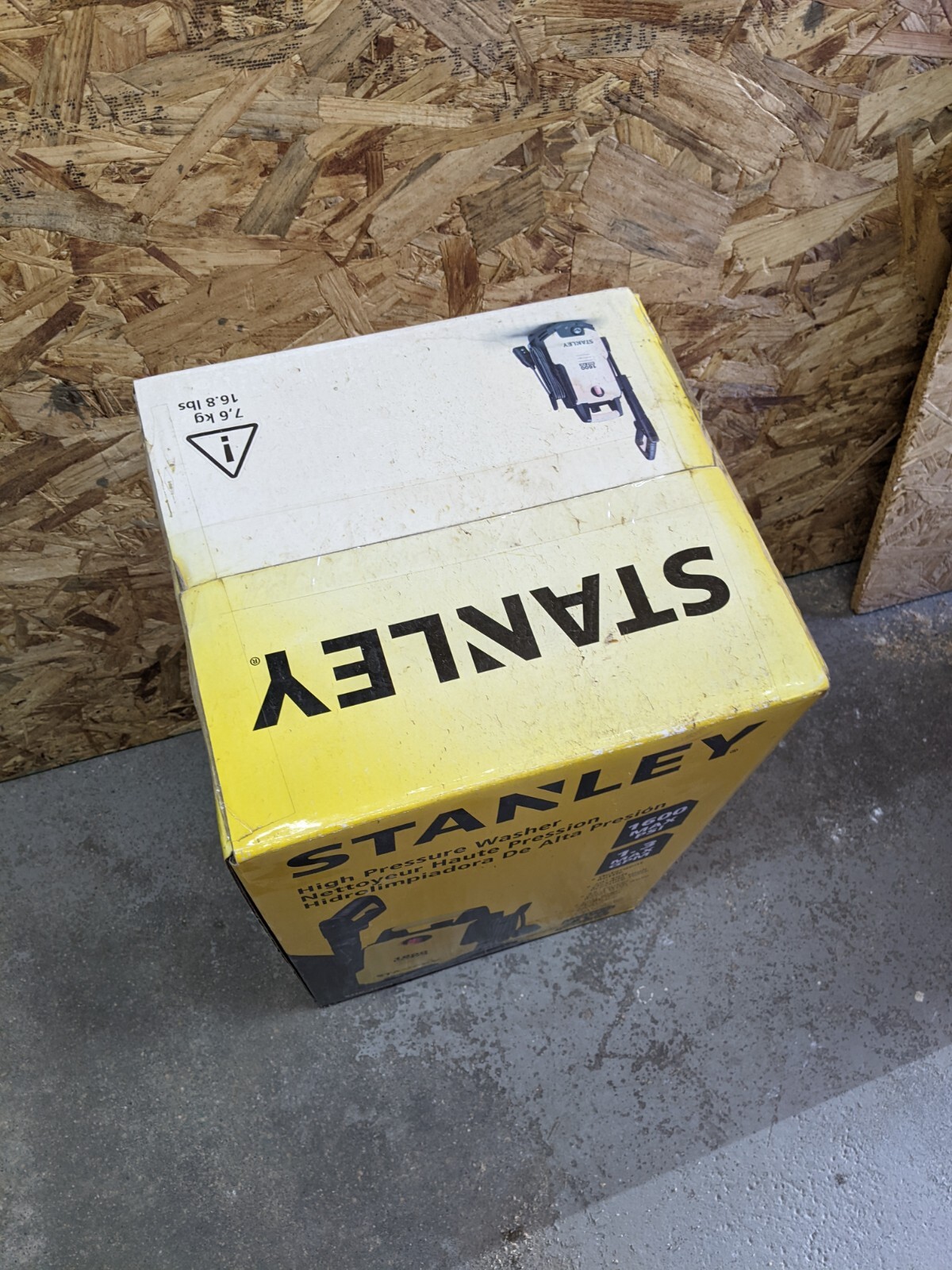 Stanley SHP1600 1600PSI Portable Electric High Pressure Washer Yellow