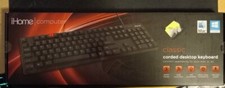 iHome Classic Corded Desktop Keyboard BRAND NEW 