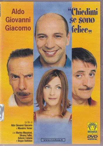 CHIEDIMI SE SONO FELICE DVD Aldo Giovanni Giacomo Marina Massironi Ottimo M09927