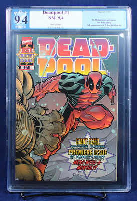 DEADPOOL #1 (Marvel 1997) PGX 9.4 NM Near Mint - Hey, It's Deadpool!!!