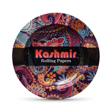 Kashmir Round Metal Ashtray #1 Cigarette Cigar Holder Ash Try for Indoor Outdoor
