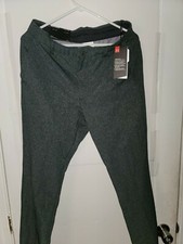 MEN'S UNDER ARMOUR GOLF STRAIGHT 32/30 GRAY/BLACK PANTS