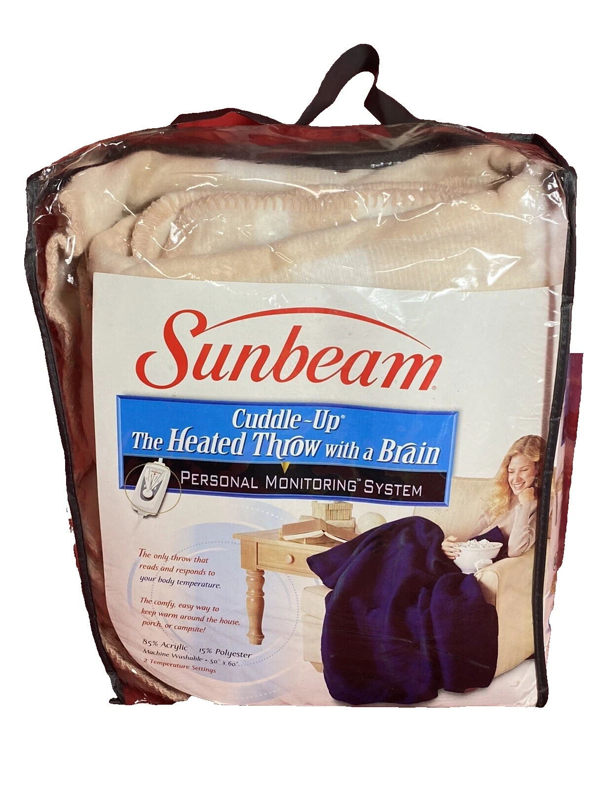 Cobijas y mantas Sunbeam Plaid Familia