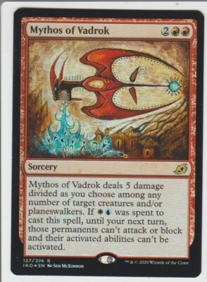 FOIL RARE Mythos of Vadrok IKORA: Land of Behemoths Magic The Gathering Card