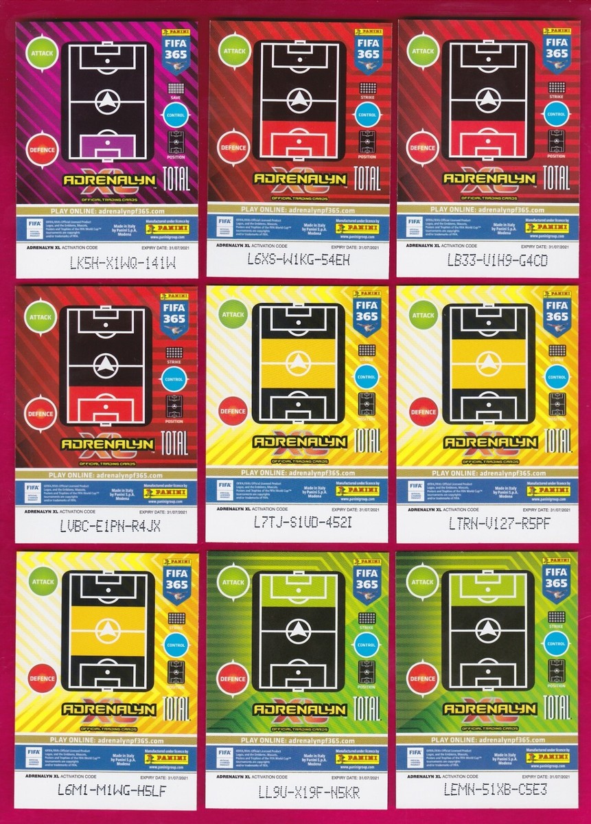 Liverpool - Team Members 9 cards Set - 2021 Panini FIFA 365