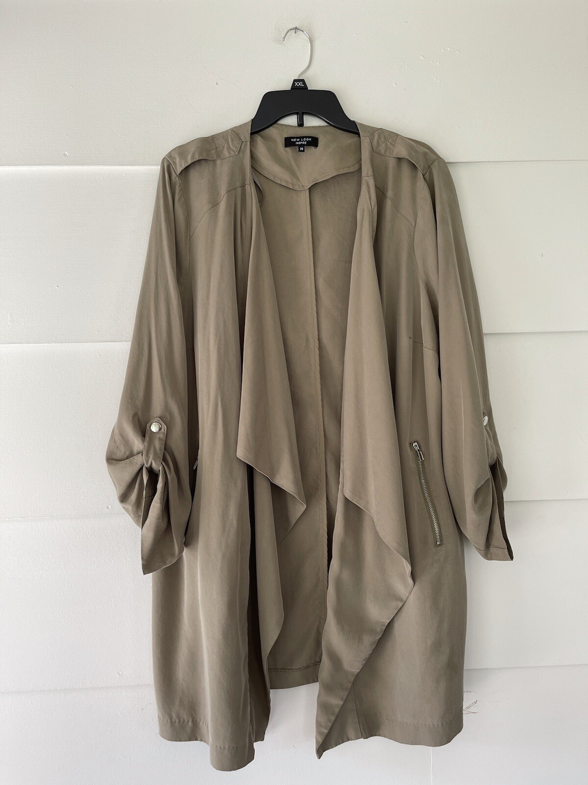 olive waterfall jacket