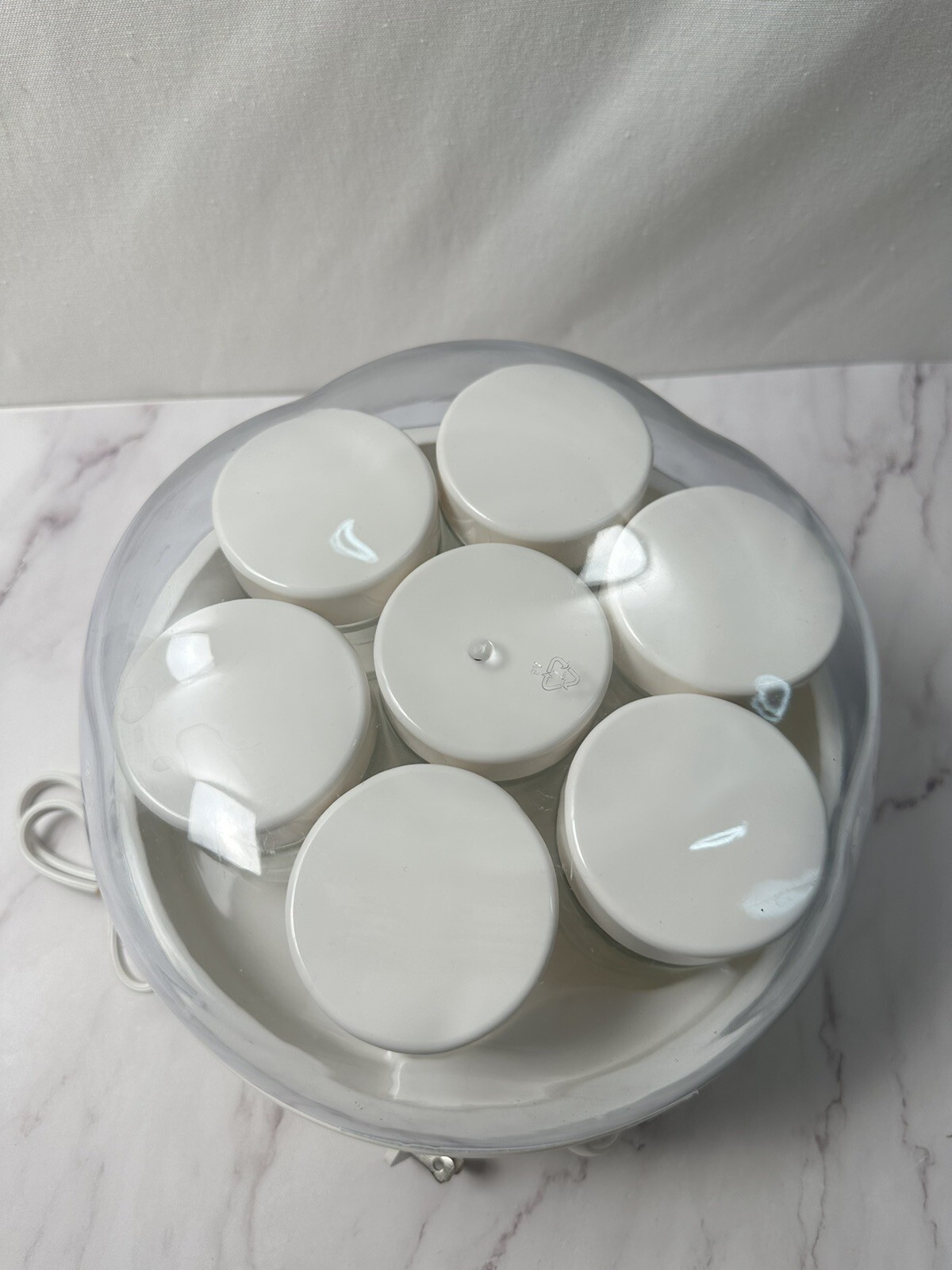 Euro Cuisine YM100 Automatic Yogurt Maker Machine White eBay