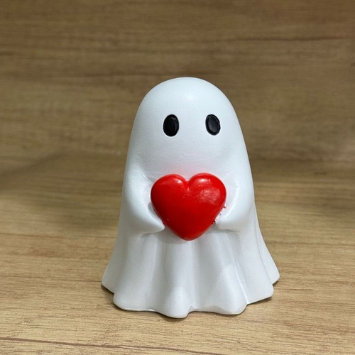 1xHalloween Cute White Ghost Party Decoration Courtyard Ornament Study DeskDecor - Picture 6 of 16