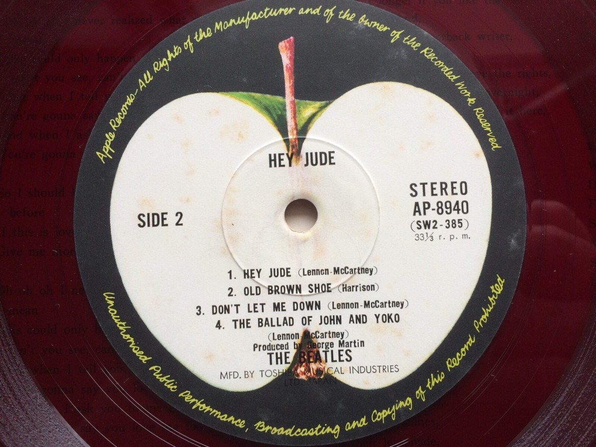 帯付日本盤LPビートルズ The Beatlesヘイ・ジュード AP-8940 s-l400.jpg