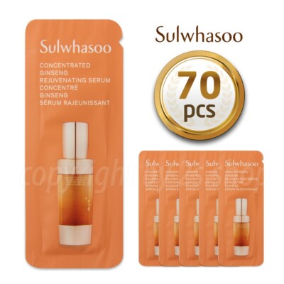 Sulwhasoo  Concentrated Ginseng Rejuvenating Serum 1ml x 70pcs
