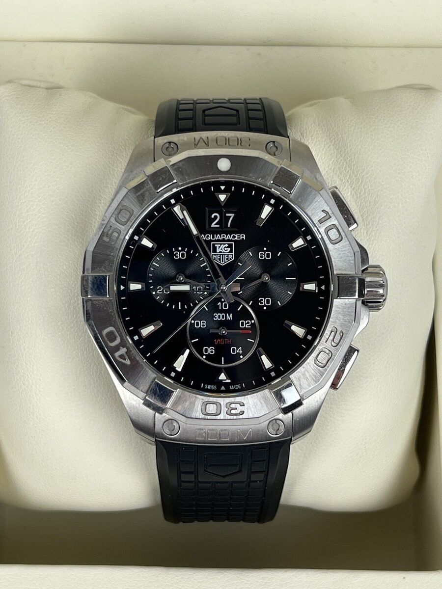 TAG HEUER Aquaracer 300M Chronograph Black Dial 43mm Men's TAG HEUER Aquaracer 300M Chronograph Black Dial 43mm Men's