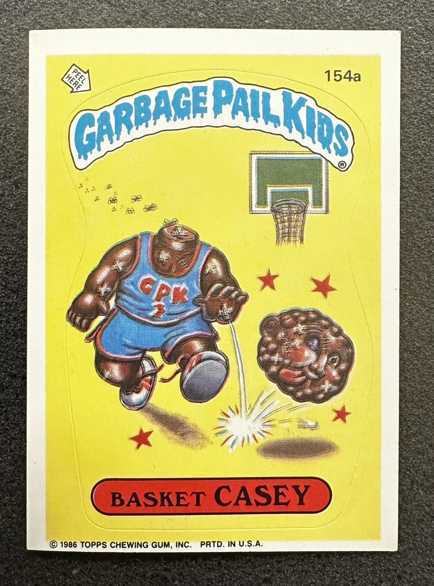 1986 Topps Garbage Pail Kids #154a Basket Casey | eBay