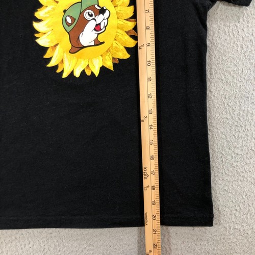Buc-ee's T shirt Sz Youth Black Sunflower gas station - Picture 5 of 11