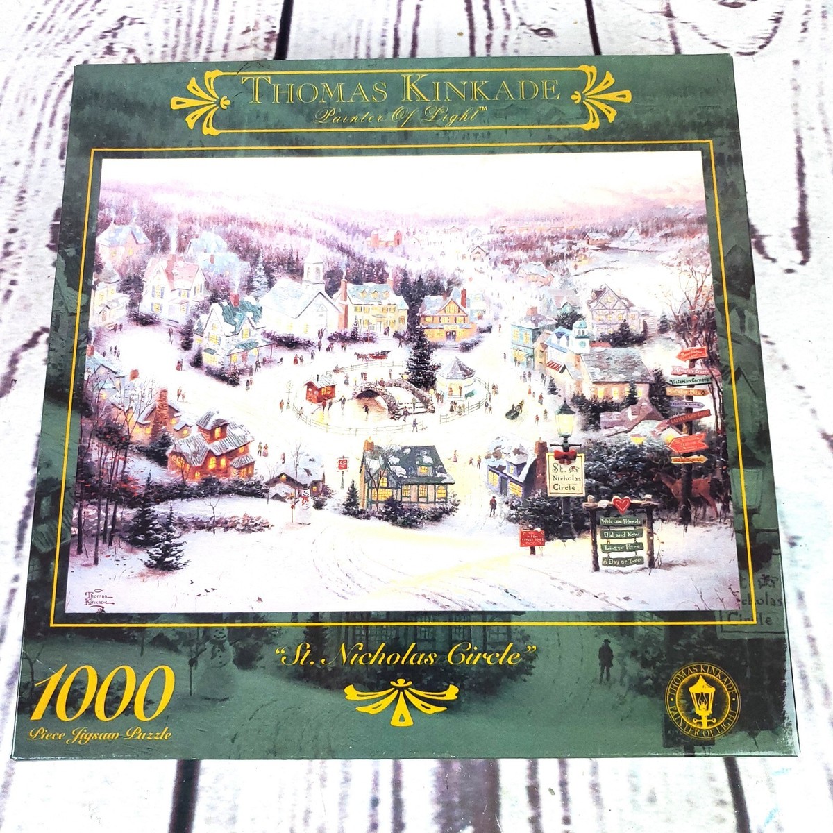 Vintage Thomas Kinkade Ceaco Jigsaw Puzzle 1000 Pieces “St