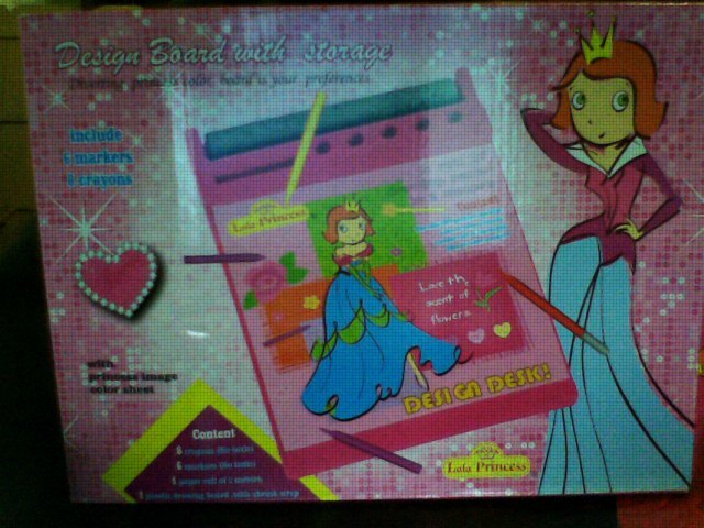 LALA PRINCESS design board with storage new