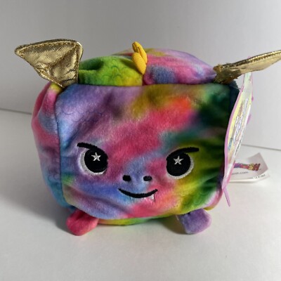 Moosh Moosh Plush Squared2 Emery Flip'em Inside Out 4  Dragon Stuffed Animal