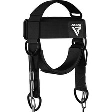 RDX Neck Harness for Weight Lifting, Padded Headgear with Adjustable Steel Chain