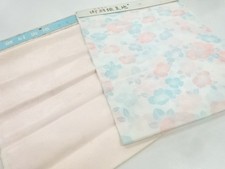 7539216: JAPANESE KIMONO / ANTIQUE CLOTH FOR SHOULDER LINING / SILK / SET OF 2
