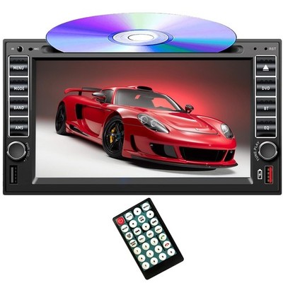 2 Din 7'' Car CD Player Universal Bluetooth Car Radio in Dash 6.5 Inch Touch ...
