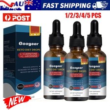 Keto Diet Drops Effective Weight Loss Support Boost Metabolism L-Carnitine 1-5X
