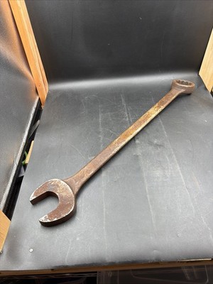 Proto 1260 1-7/8'' 12-Point Satin Chrome Alloy Steel Combination Wrench, 28''