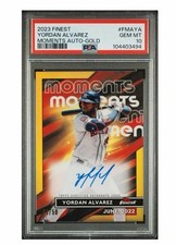 2023 Topps Finest - Finest Moments Autographs Yordan Alvarez Gold Refractor /50