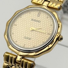 RADO Le Soir 133.3660.2 Women 2P Diamond Champagne Dial Two Tone Sapphire Watch
