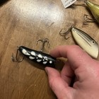 Vintage Lot Of Antique Fishing Lures Heddon And Misc 3 wood 4 plastic  — photo 4