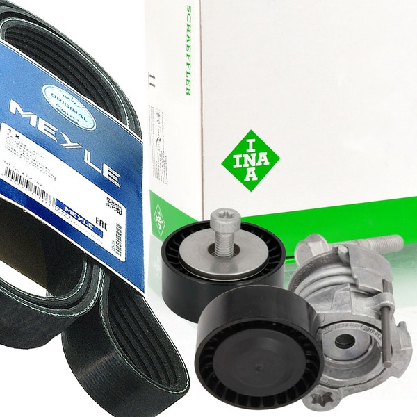 Meyle 6PK2065 Keilrippenriemen-Satz + Spanner FüR Captiva Antara Opel Chevrolet-image