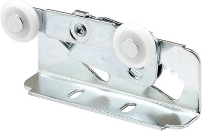 Prime-Line N 6531 Doppeltaschen-Türrolle, obere Montage (2er-Pack) 2er-Pack, Fräse 