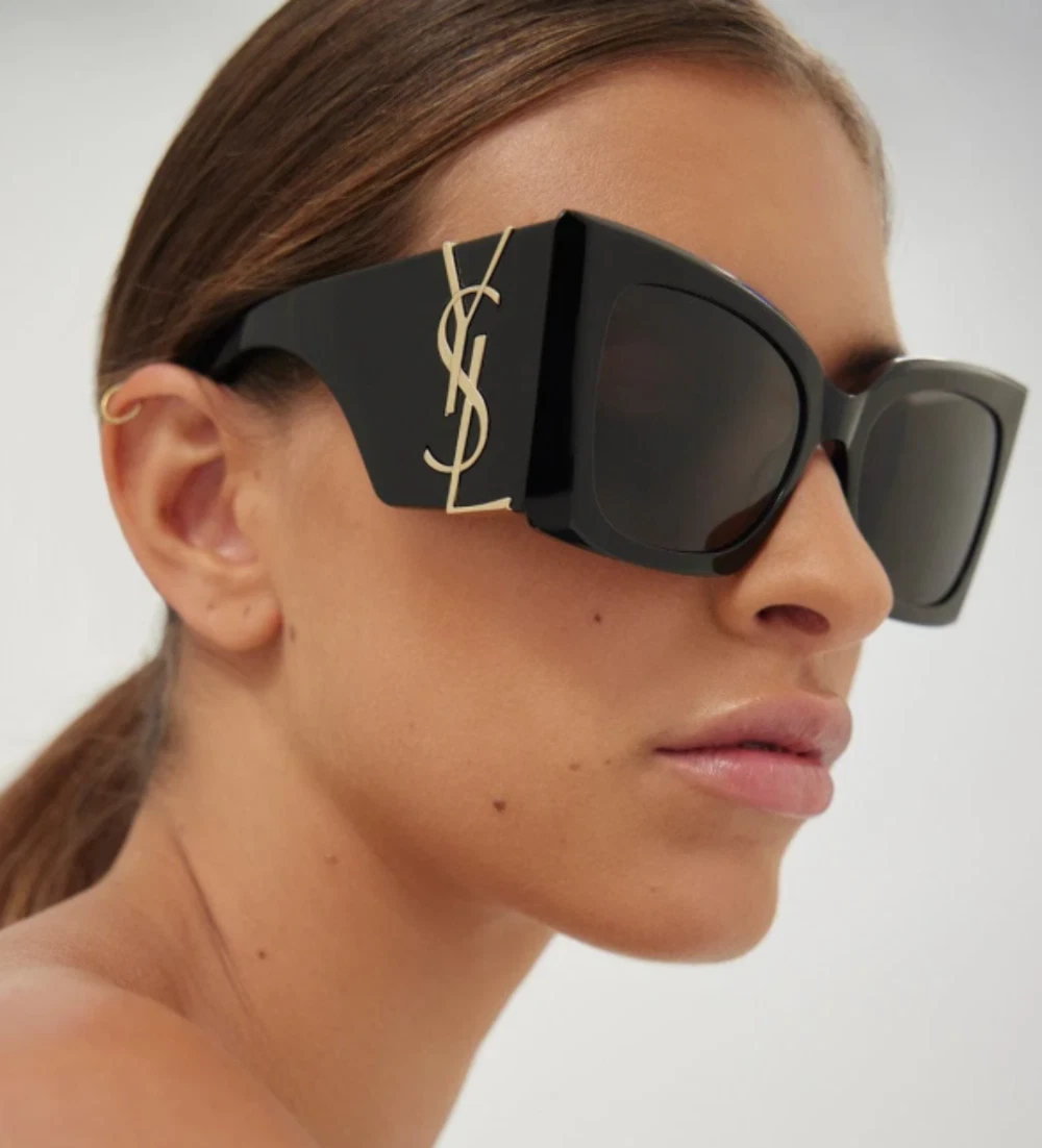 Saint Laurent — NEW SAINT LAURENT SL M119 BLAZE 001 BLACK GOLD SUNGLASSES 54MM - AUTHENTIC