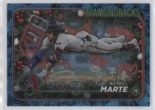 2024 Topps Holiday Blue Metallic Holiday Tree Ketel Marte #H87 11gl